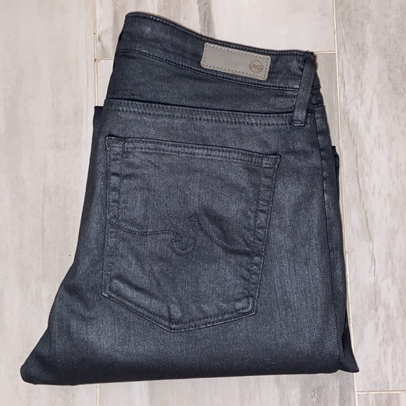 AG Adriano Goldschmied Prima Cigarette Ankle, Metal Gray, 27x28, NWT $208 MSRP - Picture 3 of 12